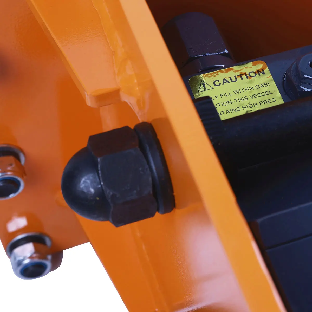 4-7 Ton Excavator/Backhoe Hydraulic Breaker, Quick Change (Q/C) Lugging, 2-3/4" Moil Point Chisel, 838 J Impact Energy, TMG-HB70Q - Image 9