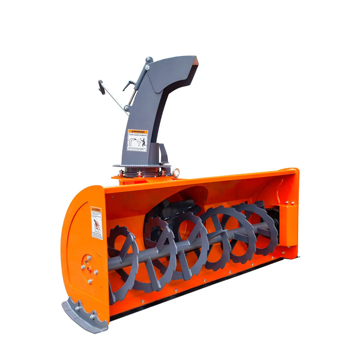 72" 3-Point Hitch Snow Blower, 25-90 HP, 24" Diameter Impeller, 360° Snow Chute, CAT 1 & CAT 2 Suspension, TMG-TBS72 - Image 5