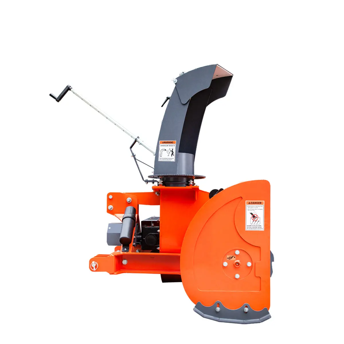 72" 3-Point Hitch Snow Blower, 25-90 HP, 24" Diameter Impeller, 360° Snow Chute, CAT 1 & CAT 2 Suspension, TMG-TBS72 - Image 6