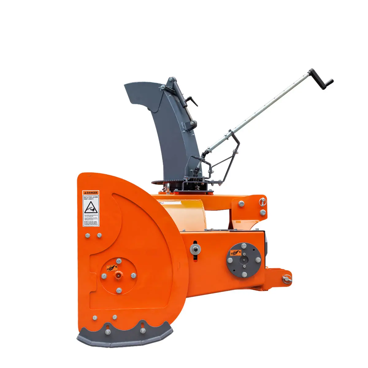 72" 3-Point Hitch Snow Blower, 25-90 HP, 24" Diameter Impeller, 360° Snow Chute, CAT 1 & CAT 2 Suspension, TMG-TBS72 - Image 7