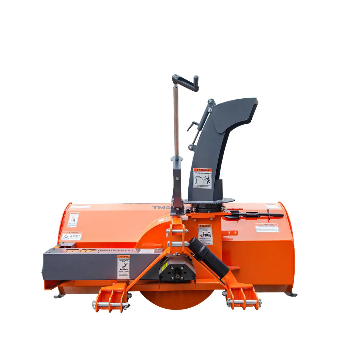 72" 3-Point Hitch Snow Blower, 25-90 HP, 24" Diameter Impeller, 360° Snow Chute, CAT 1 & CAT 2 Suspension, TMG-TBS72 - Image 9