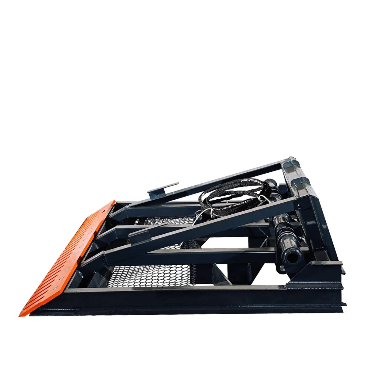 72" Skid Steer Hydraulic Land Plane Scarifier, 8 Hydraulic Adjustable Ripper Teeth, Reversible Planer Comb, Grading, Spreading & Leveling, TMG-SLP75 - Image 5