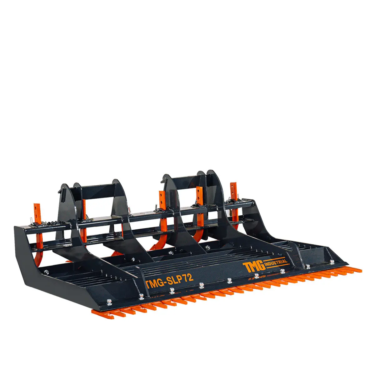 72" Skid Steer Land Plane, 6 Adjustable Ripper Teeth, Reversible Planer Comb, Grading, Spreading & Leveling, TMG-SLP72 - Image 5