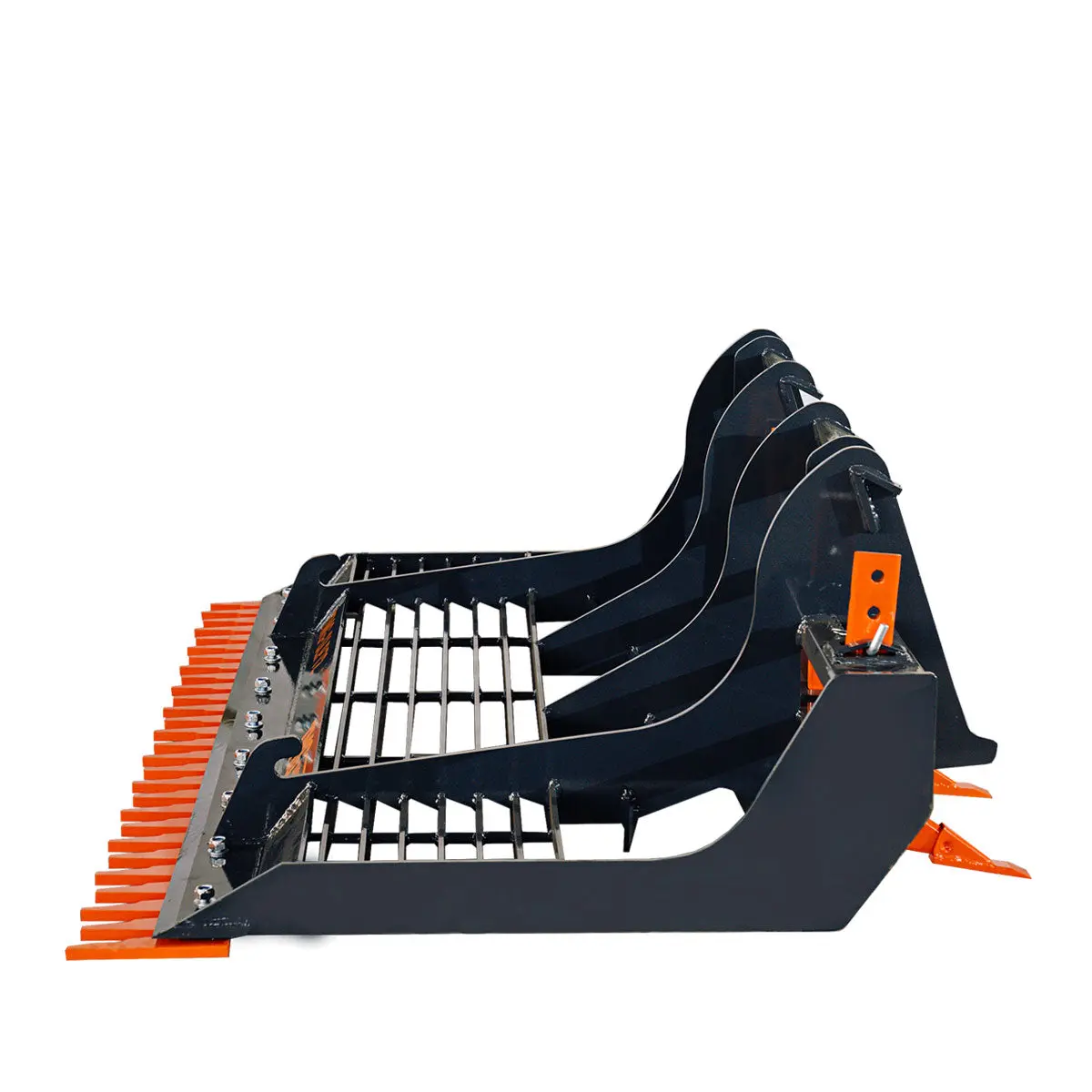 72" Skid Steer Land Plane, 6 Adjustable Ripper Teeth, Reversible Planer Comb, Grading, Spreading & Leveling, TMG-SLP72 - Image 6