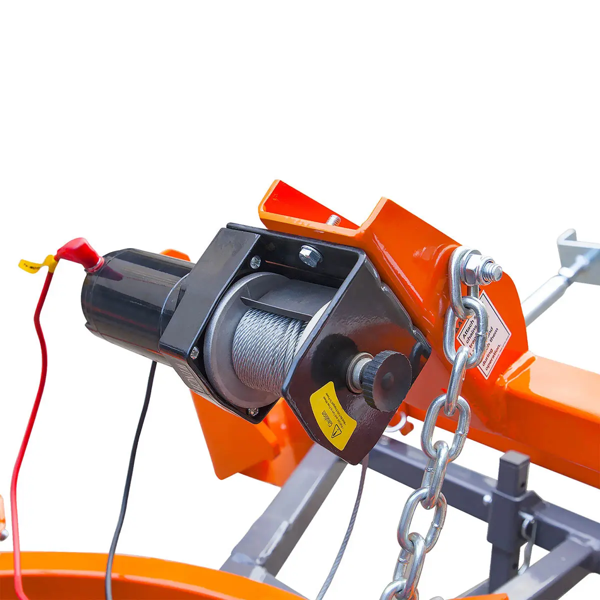 72" Truck/SUV Front Mount Snow Plow Pusher, Left and Right Angle, 2" Mount Receiver, Wireless Winch Control, TMG-TSP72 - Image 12