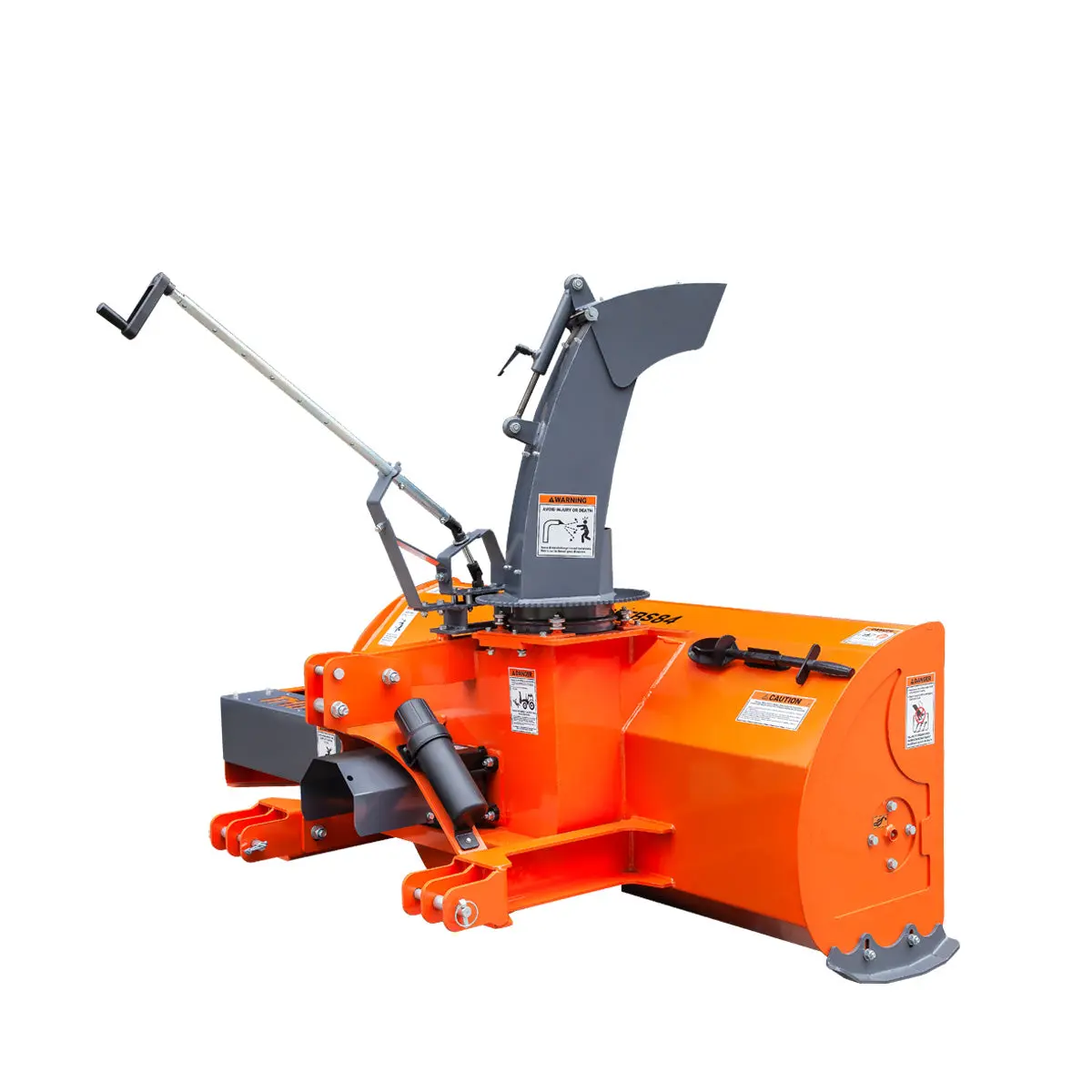 84" 3-Point Hitch Snow Blower, 25-90 HP, 24" Diameter Impeller, 360° Snow Chute, CAT 1 & CAT 2 Suspension, TMG-TBS84 - Image 4