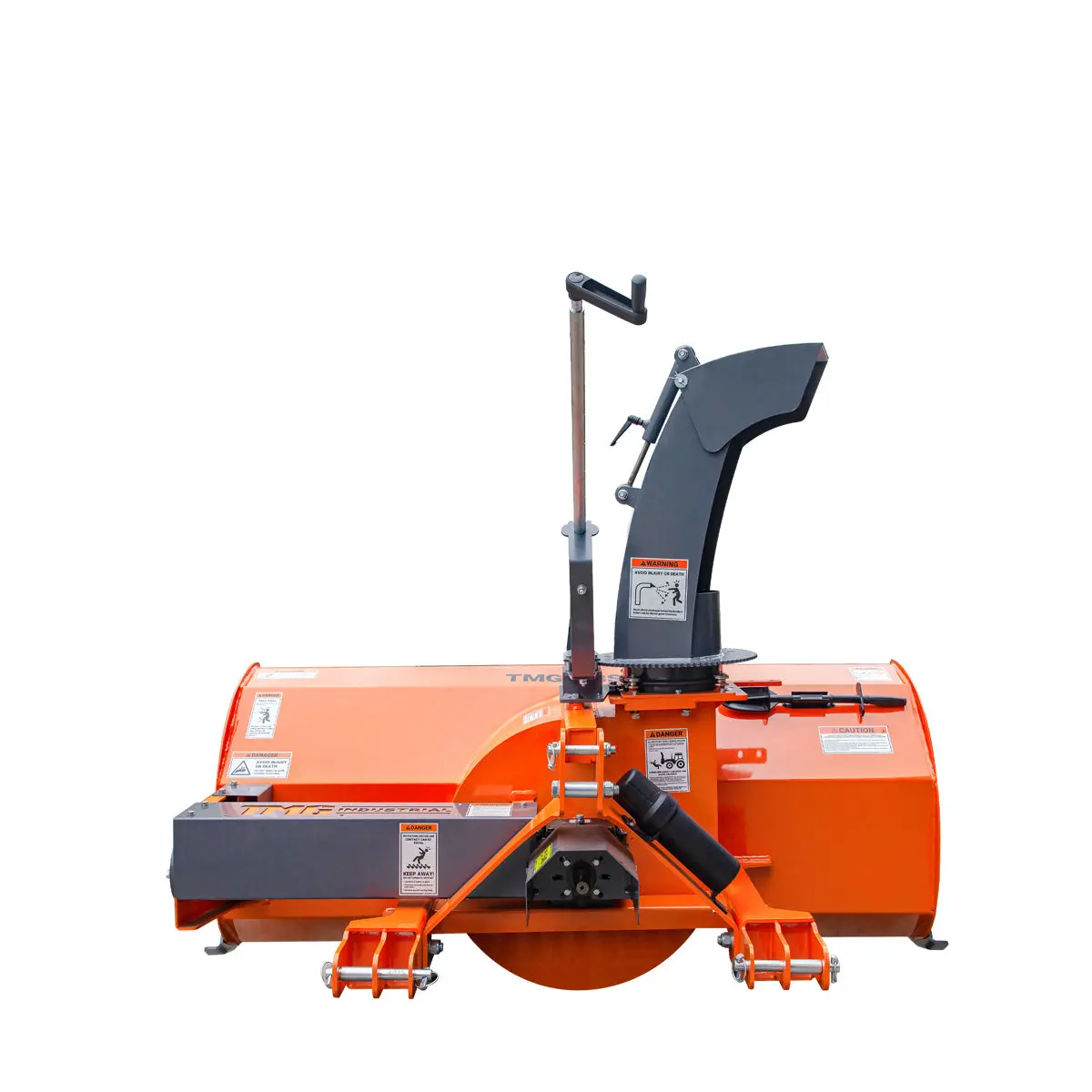 84" 3-Point Hitch Snow Blower, 25-90 HP, 24" Diameter Impeller, 360° Snow Chute, CAT 1 & CAT 2 Suspension, TMG-TBS84 - Image 8