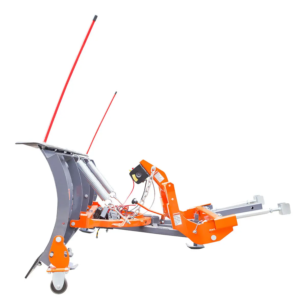 84" Truck/SUV Front Mount Snow Plow Pusher, Left and Right Angle, 2" Mount Receiver, Wireless Winch Control, TMG-TSP84 - Image 8