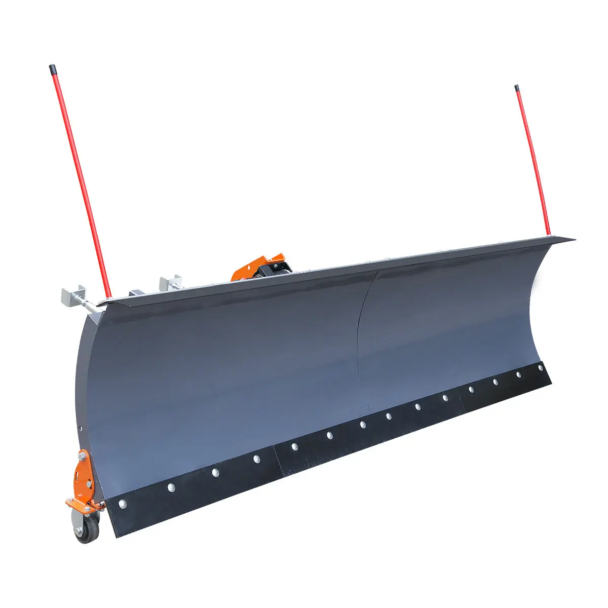 84" Truck/SUV Front Mount Snow Plow Pusher, Left and Right Angle, 2" Mount Receiver, Wireless Winch Control, TMG-TSP84 - Image 9