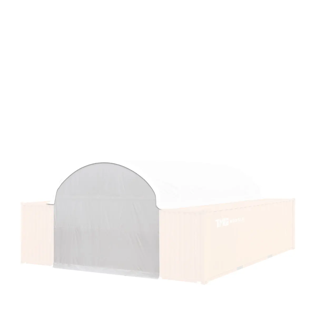 Back End Wall Kit, Compatible with TMG-ST2041CV and TMG-ST2021CE installed with standard height container (8'6"), TMG-ST20BW8V - Image 4