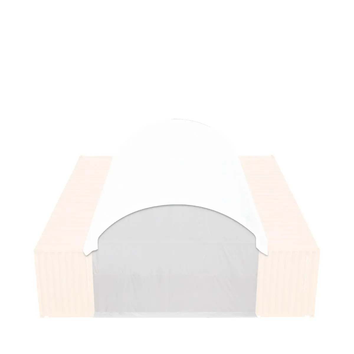 Back End Wall Kit, Compatible with TMG-ST2041CV and TMG-ST2021CE installed with standard height container (8'6"), TMG-ST20BW8V - Image 5