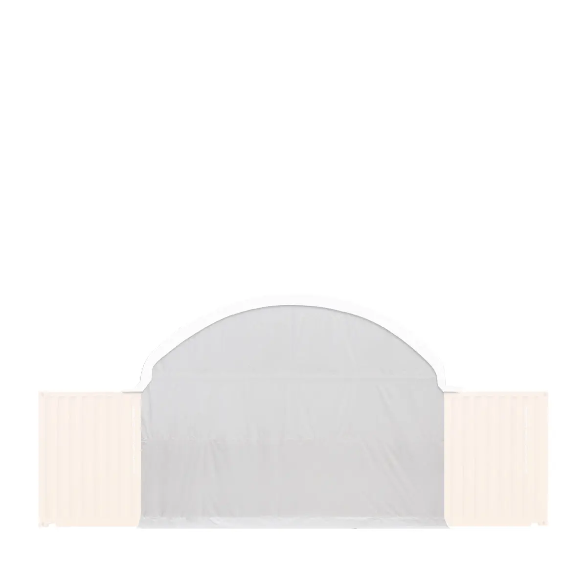 Back End Wall Kit, Compatible with TMG-ST2041CV and TMG-ST2021CE installed with high cube container (9'6"), TMG-ST20BW9V - Image 3