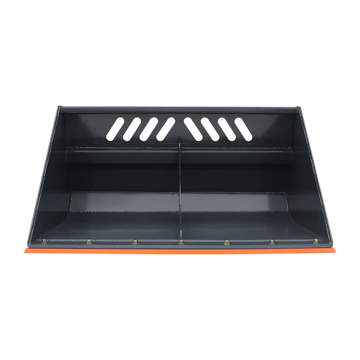 Heavy-Duty 60" Skid Steer Snow/Mulch Bucket, Bolt-On Cut Edge, 1500-lb Weight Capacity, Universal Quick Mount, TMG-SN60 - Image 5