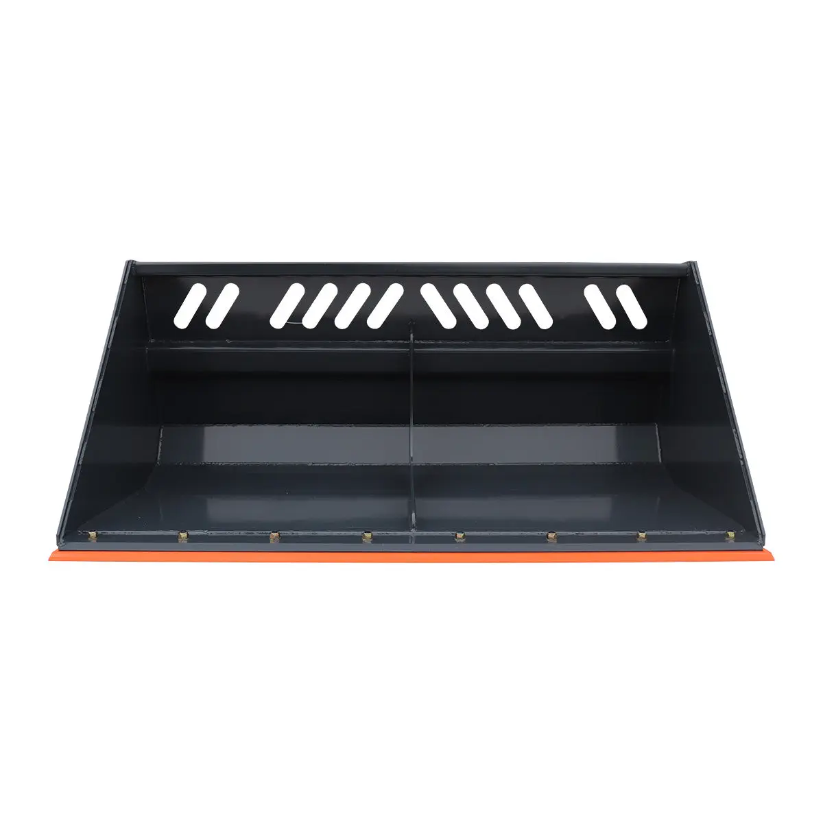 Heavy-Duty 72" Skid Steer Snow/Mulch Bucket, Bolt-On Cut Edge, 1500-lb Weight Capacity, Universal Quick Mount, TMG-SN72 - Image 7