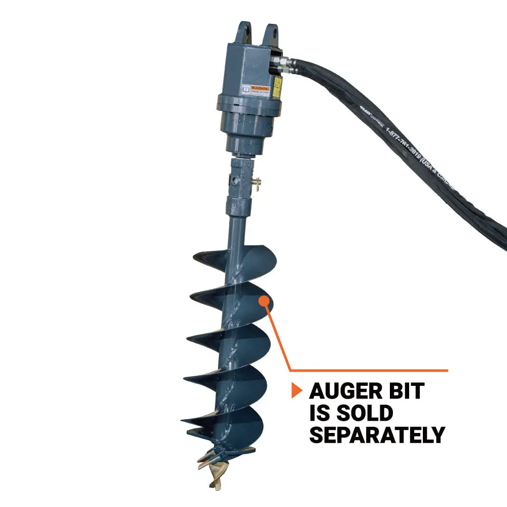 Hydraulic Post Hole Auger Drive Power Head, 7-20 GPM Hydraulic Flow, 2" Hex Output Shaft, TMG-PAD30 - Image 8