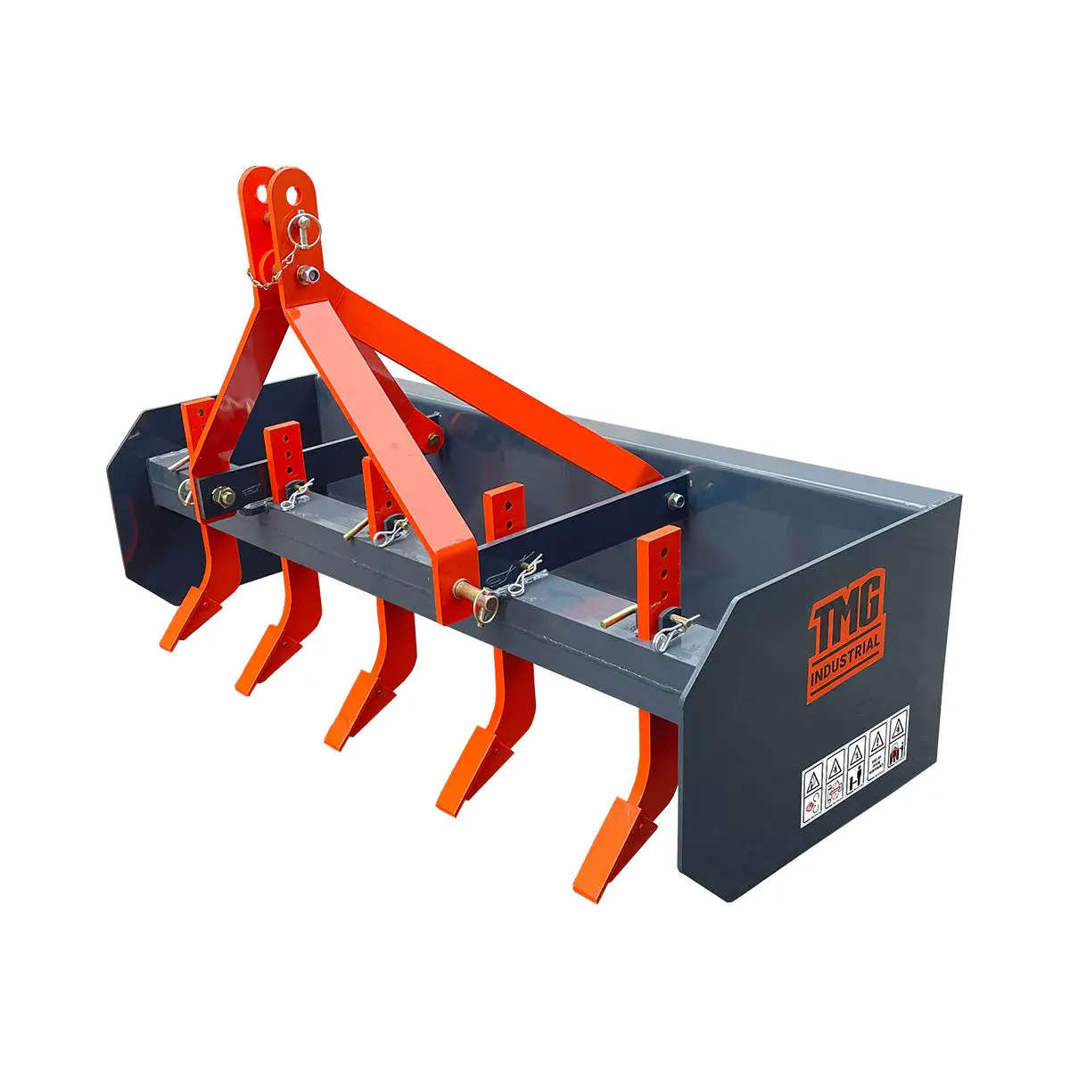 60" Heavy-Duty Box Scraper Blade with Ripper Shanks – Fits 18-35 HP Tractors TMG-TLS60 - Image 7