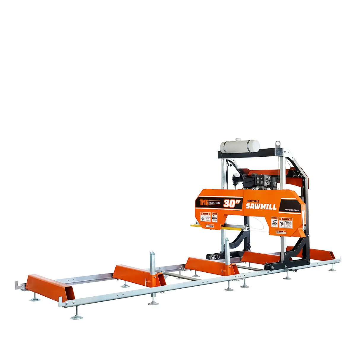 30" Portable Sawmill, 14 HP Kohler Engine, 28" Board Width, 12' Log Length, 14.5' Track Bed, TMG-PSM30 - Image 4