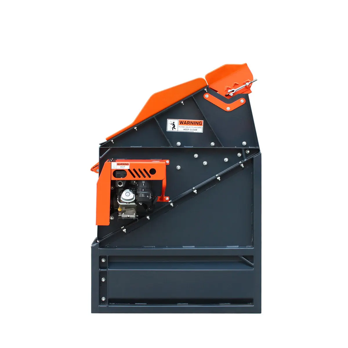 70" Vibratory Topsoil Rock Screen, 5.5 HP Kohler Engine, Cantilever Leaf-Springs, 30° Screen Deck, TMG-RSV70G - Image 4