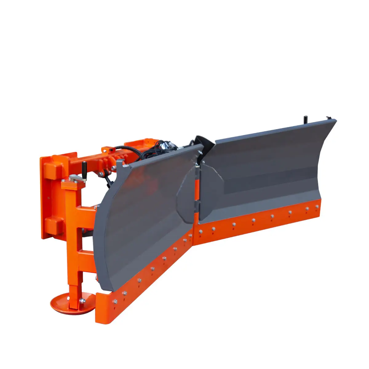 8-½' U/V Angle Blade Snowplow, Metal Edges, 6 Positions, Accumulator & Solenoid Valve, Quick-Change Lugging, 40-90 HP Tractors, TMG-SP08X - Image 4