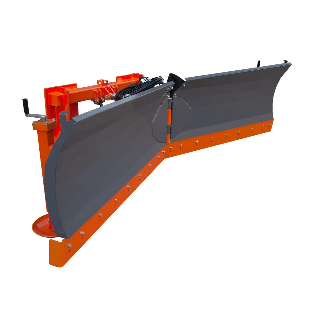 10' U/V Angle Blade Snowplow, Metal Edges, 6 Positions, Accumulator & Solenoid Valve, 40-90 HP Tractors, TMG-SP10X - Image 4