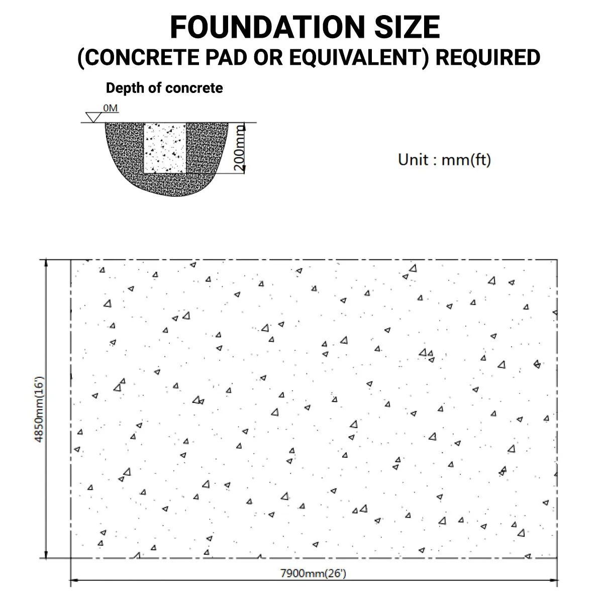 15' x 25' RV/Motorhome Storage Shelter, 17 oz PVC Fabric Cover, Front Roll-Up Door, Enclosed Rear Wall, 3-Layer Galvanized Steel Frame, 10' Straight Sidewalls, TMG-ST1525 - Image 4