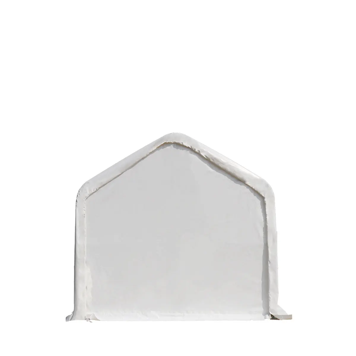 15' x 25' RV/Motorhome Storage Shelter, 17 oz PVC Fabric Cover, Front Roll-Up Door, Enclosed Rear Wall, 3-Layer Galvanized Steel Frame, 10' Straight Sidewalls, TMG-ST1525 - Image 7