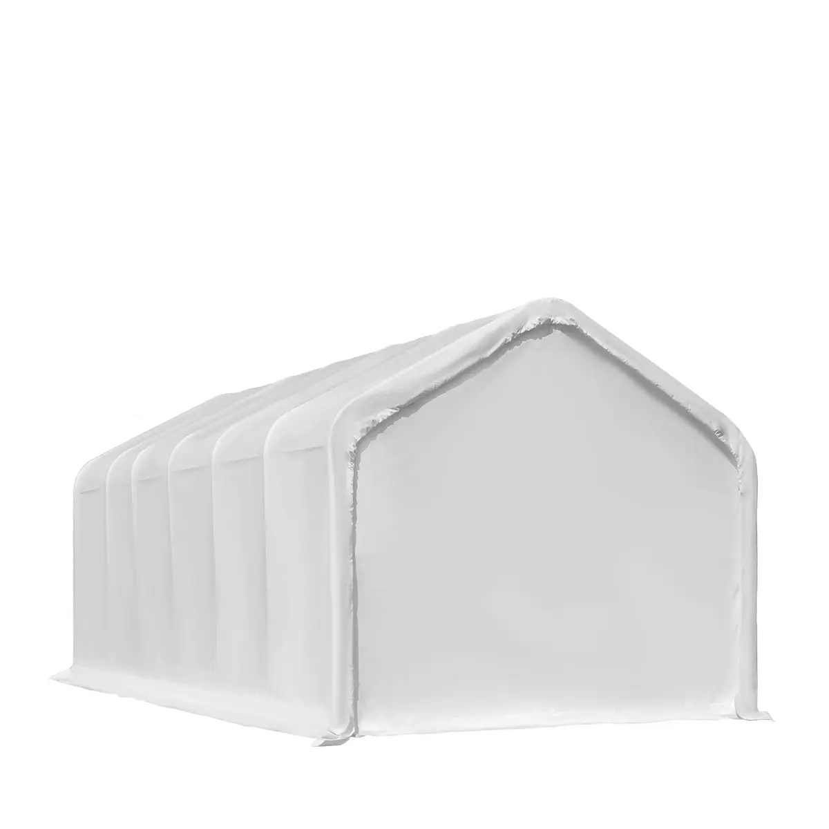 18' x 30' RV/Motorhome Storage Shelter, 17 oz PVC Fabric Cover, Front Roll-Up Door, Enclosed Rear Wall, 3-Layer Galvanized Steel Frame, 13' Straight Sidewalls, TMG-ST1830 - Image 8