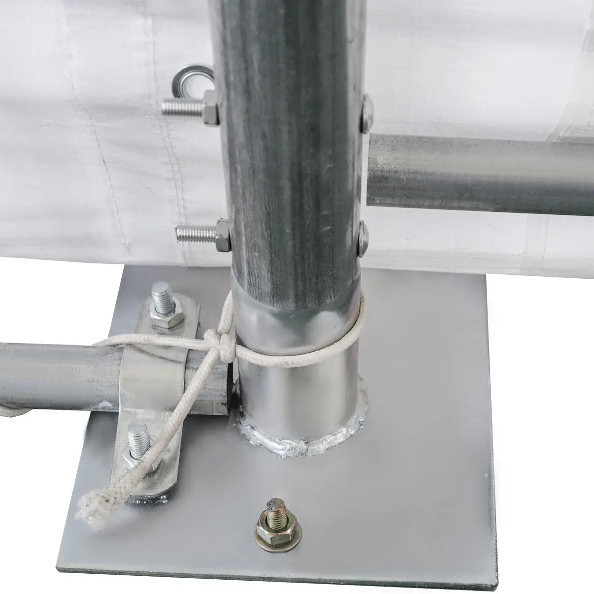 30' x 70' Straight Wall Peak Ceiling Storage Shelter with Heavy Duty 11 oz PE Cover & Drive Through Doors, TMG-ST3070E(Previously ST3070) - Image 14