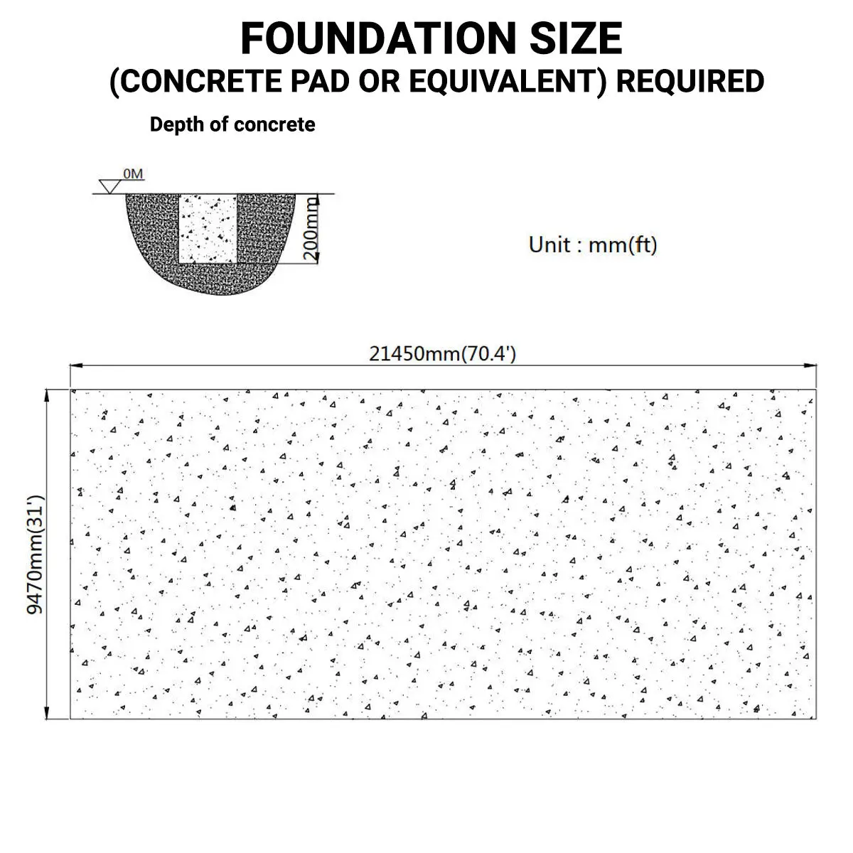 30' x 70' Straight Wall Peak Ceiling Storage Shelter with Heavy Duty 11 oz PE Cover & Drive Through Doors, TMG-ST3070E(Previously ST3070) - Image 4