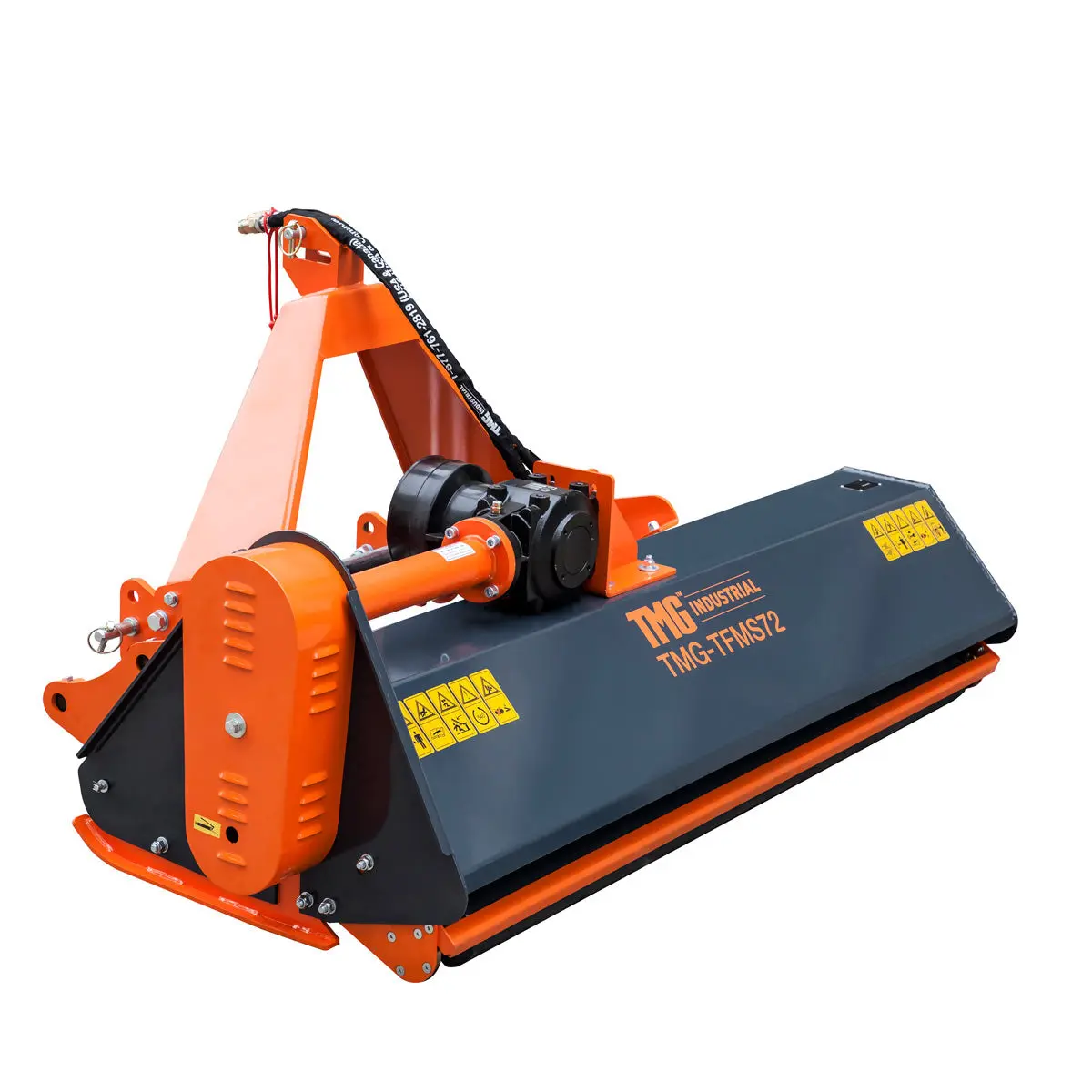 72" Side Shift Offset Flail Mower, 3-Point Hitch, 30-60 HP Tractor, PTO Drive Shaft, TMG-TFMS72 - Image 11