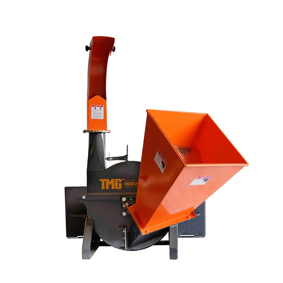 4" Skid Steer Wood Chipper, Gravity-Fed, Universal Skid Steer Mount, TMG-WC42S - Image 2