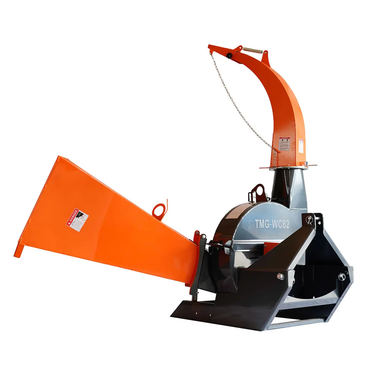 6 Inches PTO Wood Chipper, 6" Chipping Capacity, Category 1 Hookup, 30-75 HP Tractor, PTO Shaft Included, TMG-WC62 - Image 10