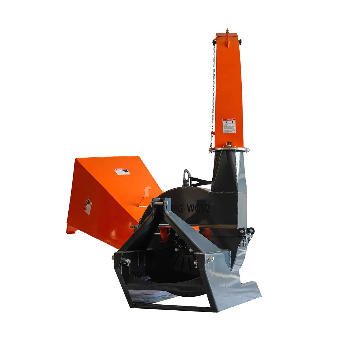 6 Inches PTO Wood Chipper, 6" Chipping Capacity, Category 1 Hookup, 30-75 HP Tractor, PTO Shaft Included, TMG-WC62 - Image 2