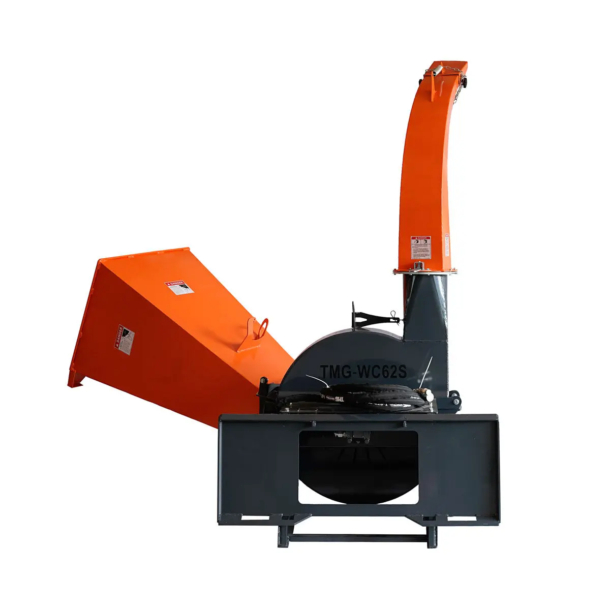 6" Skid Steer Wood Chipper, Gravity-Fed, Universal Skid Steer Mount, TMG-WC62S - Image 15