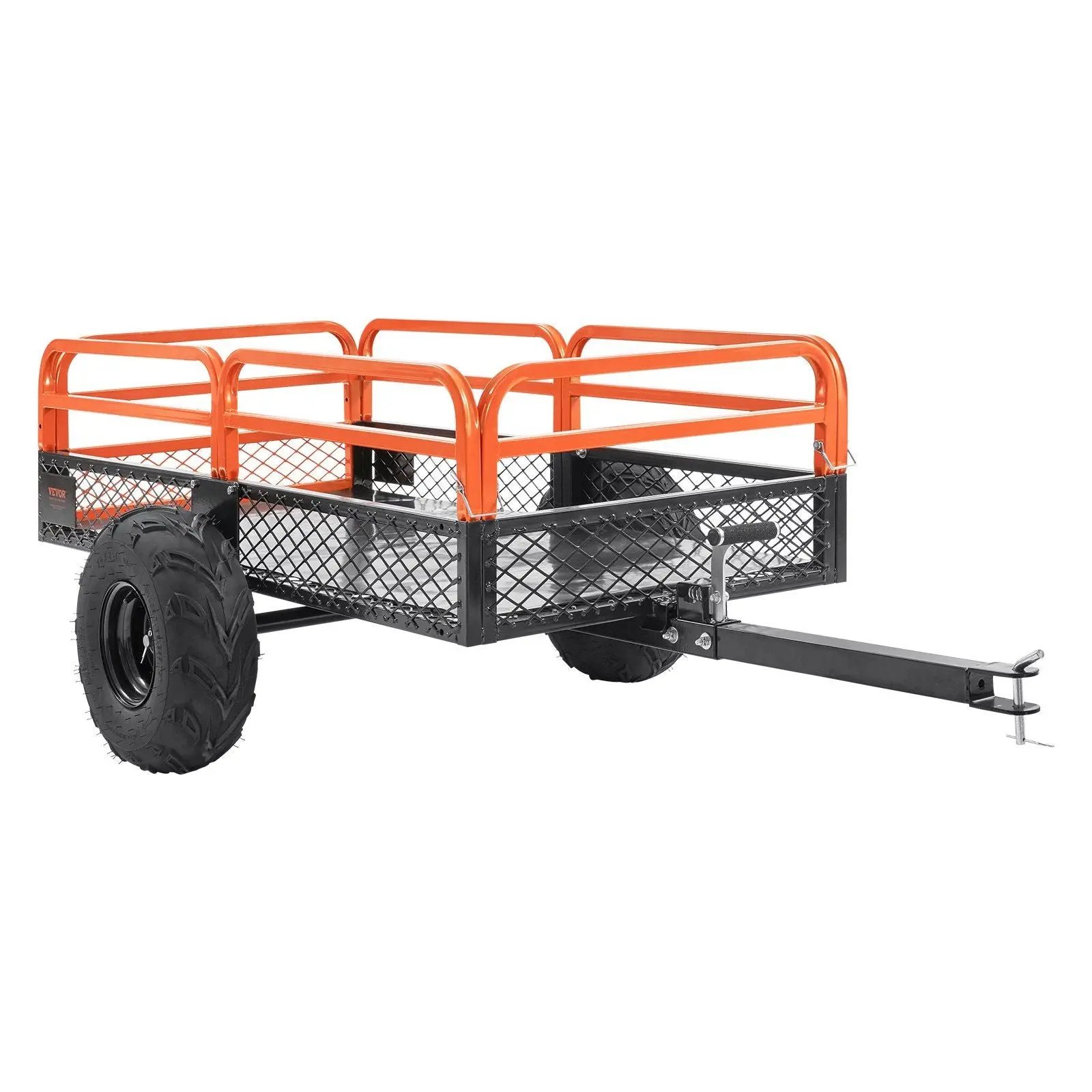 1500 lbs Steel Dump Trailer, 15 Cu. Ft Capacity, Removable Sides, Tow Behind for Mowers/Tractors/ATV, DOBA-DT1500 - Image 11